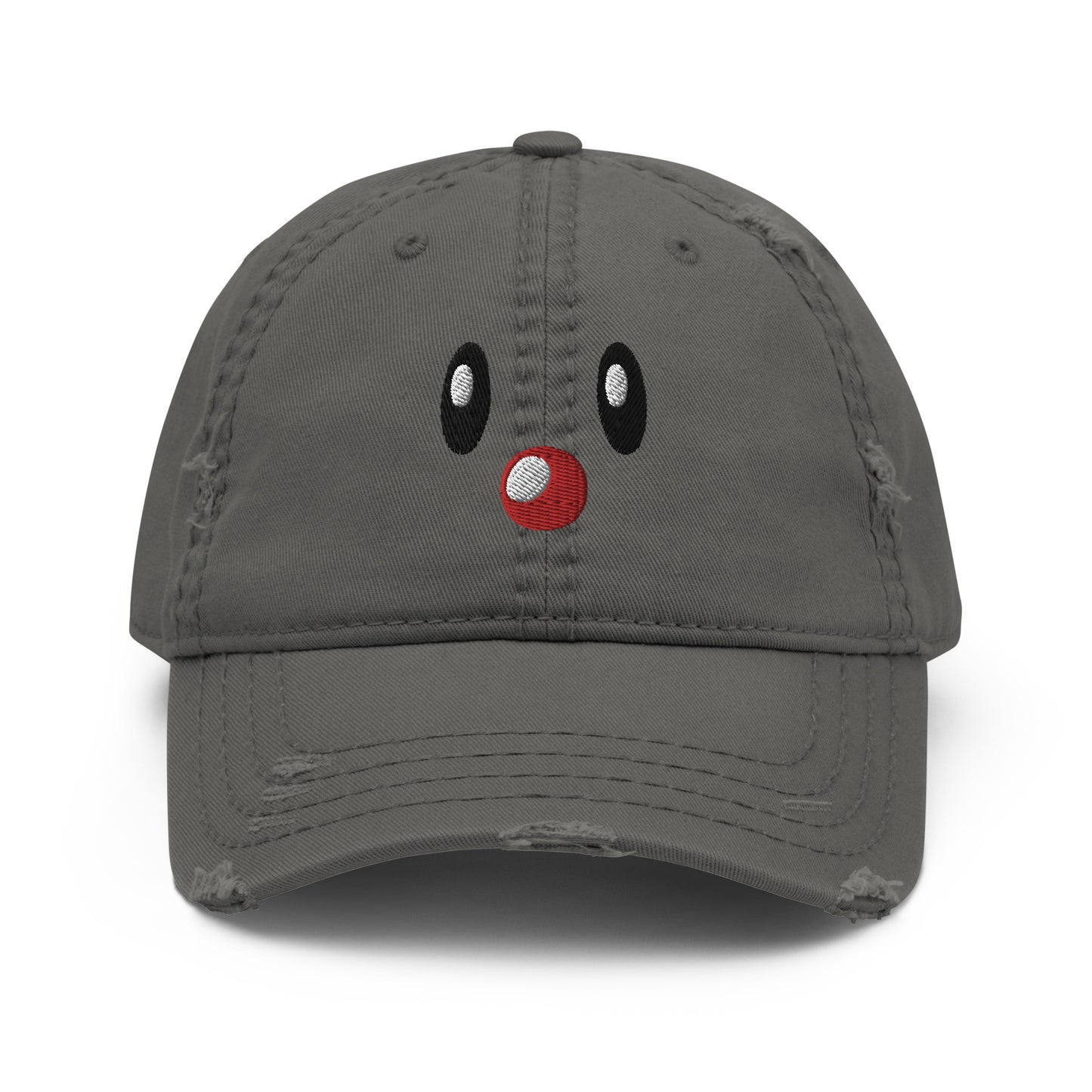 'Nisora' Embroidered Distressed Dad Hat