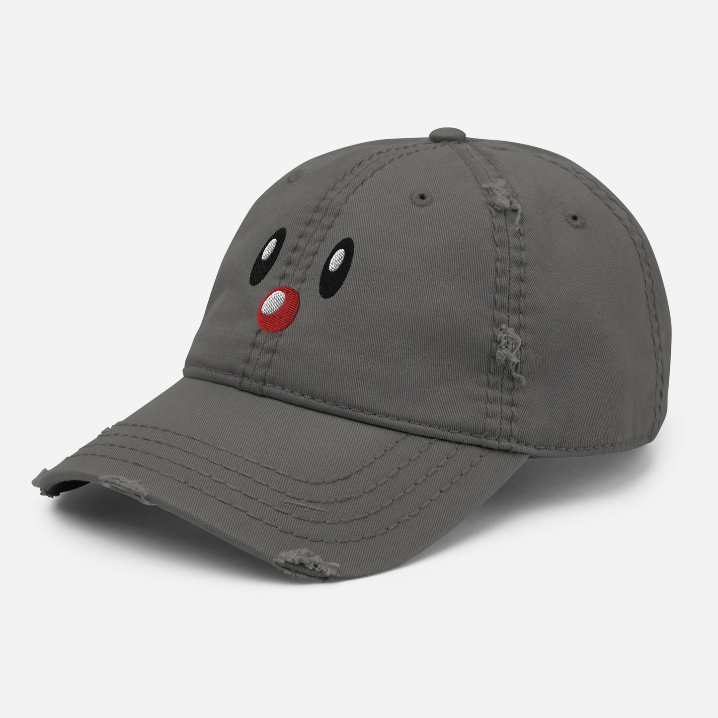 'Nisora' Embroidered Distressed Dad Hat