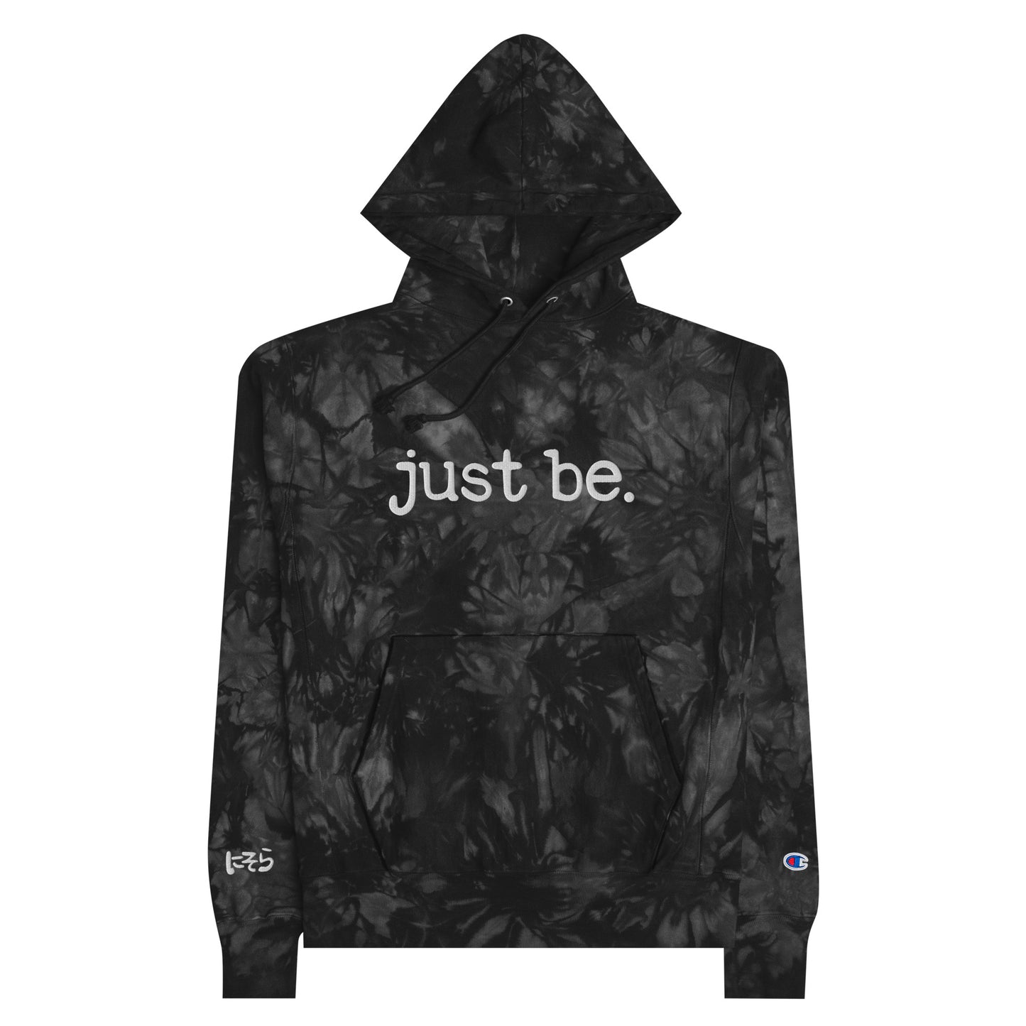 Just Be Champion Tie-Dye Hoodie
