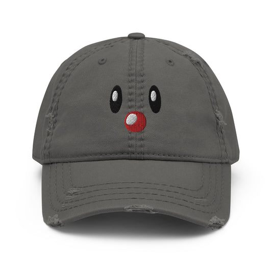 'Nisora' Embroidered Distressed Dad Hat